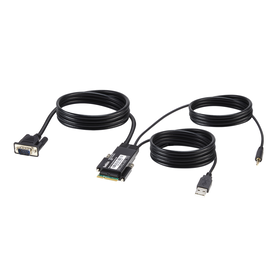 Single VGA Video Host Cable to Modular KVM Host Port